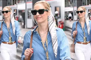L'eleganza raffinata di Beatrice Borromeo al Gran Premio Storico di Monaco