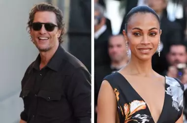 Matthew McConaughey e Zoe Saldana Portano Hollywood in Italia per "Positano"