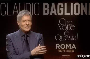 Claudio Baglioni incanta Roma con 'Che Notte è Questa!'