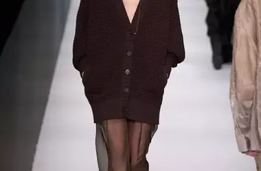 L'Eleganza del Contrasto: Cardigan Maxi e Pantaloni Trasparenti per l'Autunno Inverno 2026/27